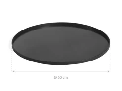 Bodenplatte Stahl für Feuerkorb Ø 60 cm Schwarz*CookKing Hot