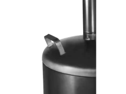 CookKing Gartenkamine|Feuerkörbe|Gartenofen Faro Stahl 40 cm x 40 cm x 158 cm Schwarz