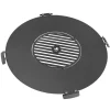 Grillplatte Stahl mit Grillrost für Feuerschalen Ø 78 cm Schwarz*CookKing Online
