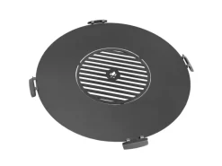 Grillplatte Stahl mit Grillrost für Feuerschalen Ø 78 cm Schwarz*CookKing Online