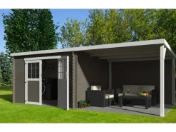 Gartenlauben|Decor et Jardin Holz-Gartenhaus Eden 610 cm x 298 cm