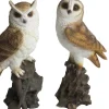 Sunny Garden Gartendekoration|Deko-Figur Eule auf Stumpf 35 cm