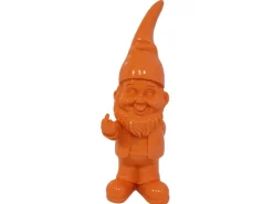 Gartendekoration|Deko-Figur Zwerg mit Stinkefinger 17,5 cm