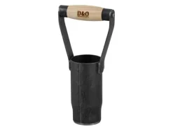 D&O Gartenhandgeräte|Blumenzwiebelpflanzer mit Holzgriff