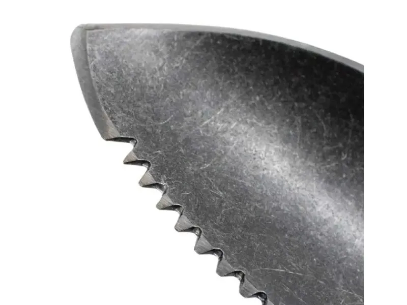 D&O Gartenhandgeräte|Schaufeln|Gezahnte Pflanzkelle mit Holzgriff