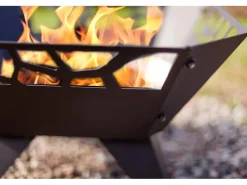 Dobar Gartenkamine|Feuerkörbe|Design-Feuerschale viereckig