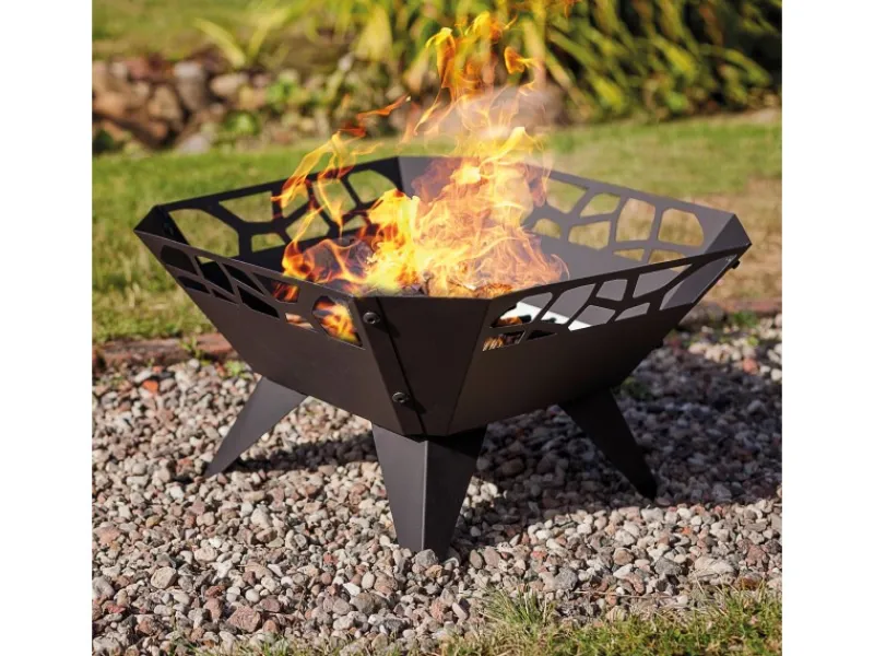 Dobar Gartenkamine|Feuerkörbe|Design-Feuerschale viereckig