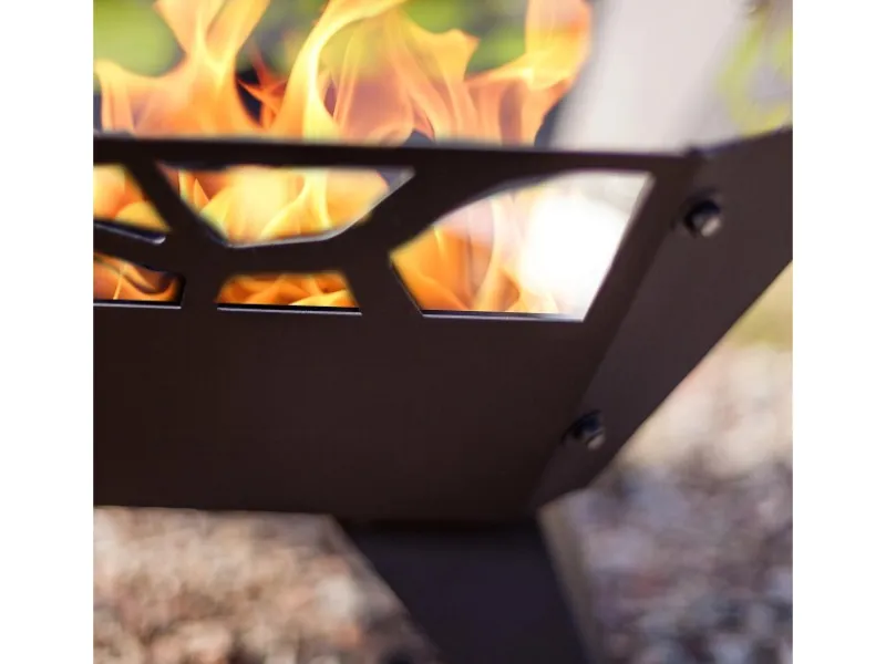 Dobar Gartenkamine|Feuerkörbe|Design-Feuerschale viereckig