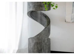 Design-Gartenbrunnen XL Spiralförmig inkl. Pumpe und LED*Dobar Clearance