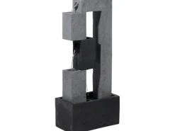 Design-Gartenbrunnen XL Kaskade inkl. Pumpe und LED mit 3 Stufen*Dobar Online