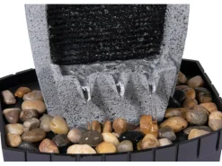 Design-Zimmerbrunnen in Steinoptik mit Deko-Steinen, Wasserspiel und Pumpe*Dobar