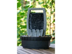 Design-Zimmerbrunnen in Steinoptik mit Deko-Steinen, Wasserspiel und Pumpe*Dobar