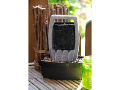 Design-Zimmerbrunnen in Steinoptik mit Deko-Steinen, Wasserspiel und Pumpe*Dobar