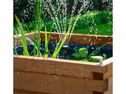 Dobar Rund Um Den Teich|Teichfolien|Gartenteich Alea inkl. Teichfolie Kiefer Braun 78 cm x 78 cm x 60 cm FSC®