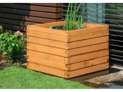 Dobar Rund Um Den Teich|Teichfolien|Gartenteich Alea inkl. Teichfolie Kiefer Braun 78 cm x 78 cm x 60 cm FSC®