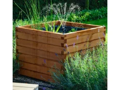 Dobar Rund Um Den Teich|Teichfolien|Gartenteich Alea inkl. Teichfolie Kiefer Braun 78 cm x 78 cm x 60 cm FSC®