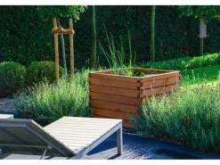 Dobar Rund Um Den Teich|Teichfolien|Gartenteich Alea inkl. Teichfolie Kiefer Braun 78 cm x 78 cm x 60 cm FSC®