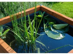 Dobar Rund Um Den Teich|Teichfolien|Gartenteich Alea inkl. Teichfolie Kiefer Braun 78 cm x 78 cm x 60 cm FSC®