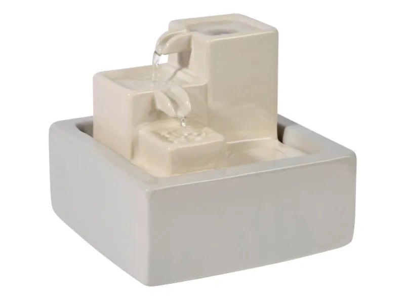 Dobar Brunnenpumpe|Indoor-Brunnen Etagère 16,5 cm x 19 cm x 19 cm