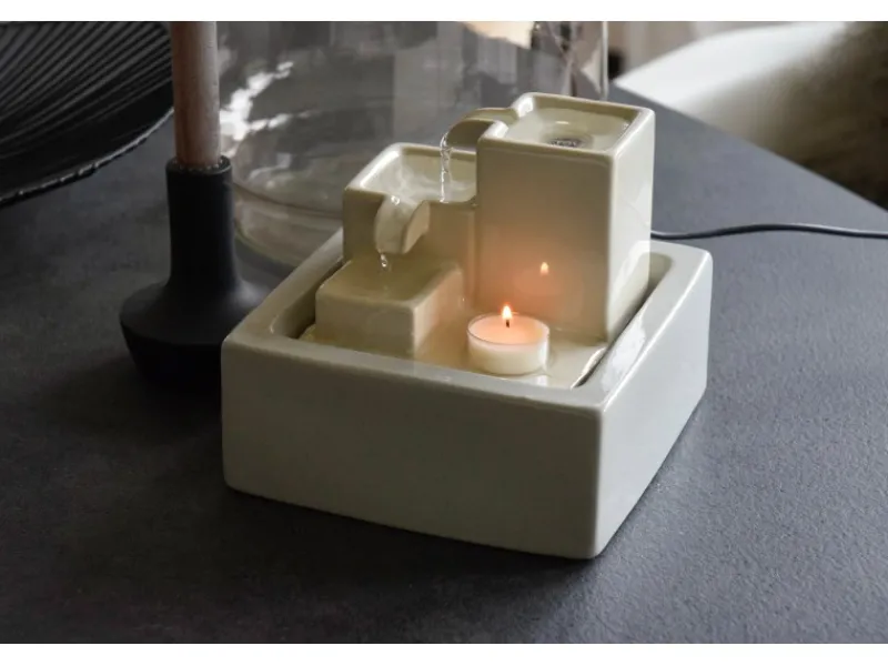 Dobar Brunnenpumpe|Indoor-Brunnen Etagère 16,5 cm x 19 cm x 19 cm