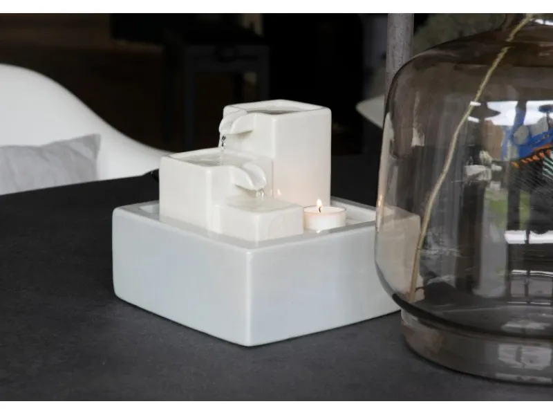 Dobar Brunnenpumpe|Indoor-Brunnen Etagère 16,5 cm x 19 cm x 19 cm