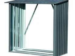 Kaminholzregal Madera Metall Grau 163 cm x 83 cm x 154 cm*Dobar Sale