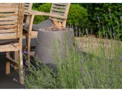 Outdoor-Feuerschale mit Gasflamme Stellar Ø 50 cm Grau*Dobar