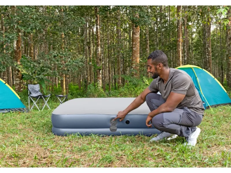 Bestway Brunnenpumpe|Doppelluftbett mit Elektropumpe 204 x 152 x 36 cm