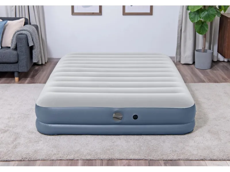 Bestway Brunnenpumpe|Doppelluftbett mit Elektropumpe 204 x 152 x 36 cm
