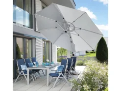 Doppler Sonnenschirme|Ampelschirm Active Ø 372 cm mit Dreh- & Neigungsfunktion