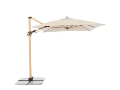 Ampelschirm Alu Wood 300 cm x 220 cm mit Kurbelmechanik*Doppler Sale