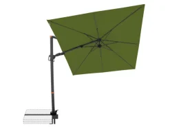 Ampelschirm MyZone 210 cmx 210 cm Kiwi mit Kurbelmechanik*Doppler Online