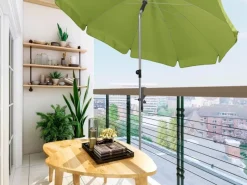 Balkonklammer 3,2 cm Anthrazit*Doppler Sale