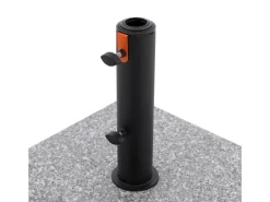 Doppler Sonnenschirme|Granitsockel myZone Rollbar ca. 50 kg Grau