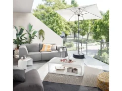 Marktschirm Active 210 cm x 140 cm Natur mit Knickfunktion*Doppler Sale