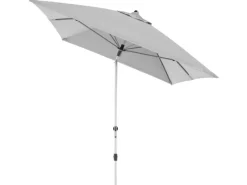 Doppler Sonnenschirme|Marktschirm Expert 200 cmx 300 cm Grau mit Knickfunktion
