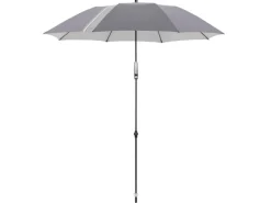 Doppler Balkonsichtschutz|Marktschirm Expert Ø 156 cm Anthrazit mit Handöffner