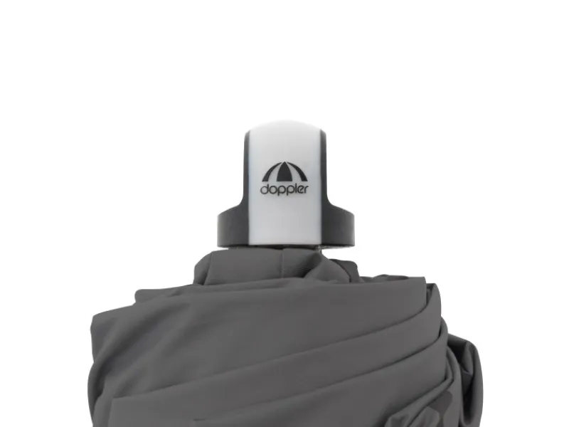 Doppler Balkonsichtschutz|Marktschirm Expert Ø 156 cm Anthrazit mit Handöffner