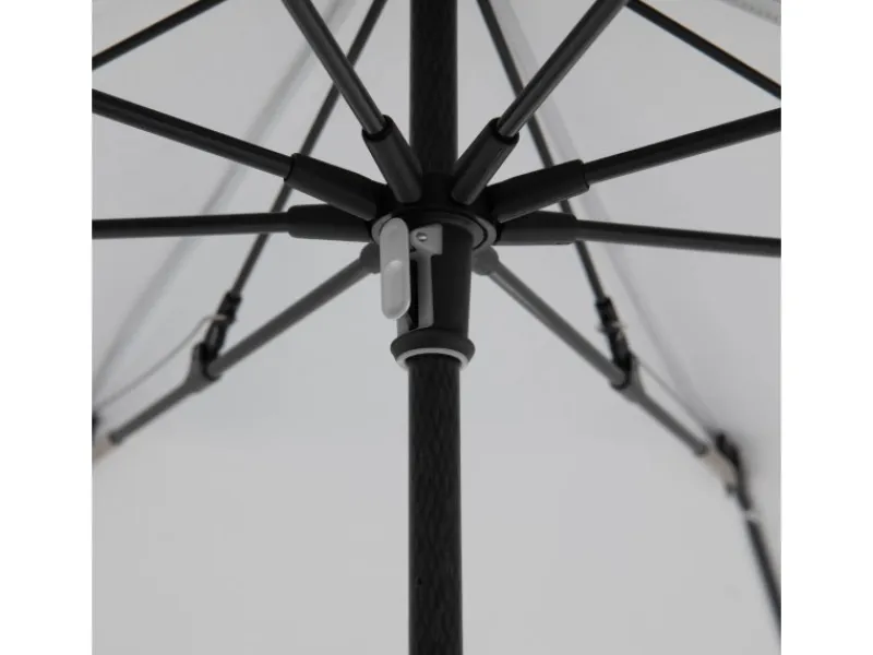 Doppler Balkonsichtschutz|Marktschirm Expert Ø 156 cm Anthrazit mit Handöffner