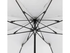 Doppler Balkonsichtschutz|Marktschirm Expert Ø 156 cm Anthrazit mit Handöffner