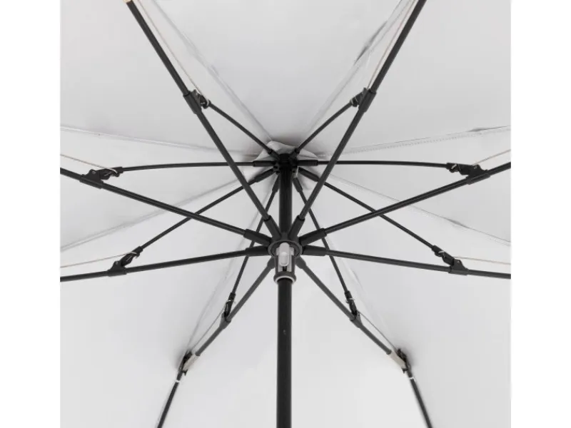 Doppler Balkonsichtschutz|Marktschirm Expert Ø 156 cm Anthrazit mit Handöffner