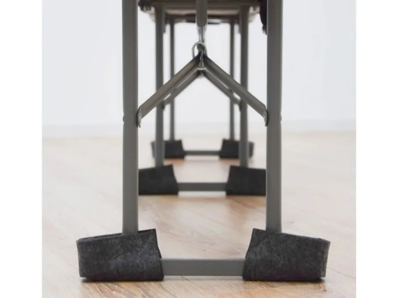 2 Bierbank Auflagen zum Wenden 220 x 25 x 2 cm inkl. 12 Bodenschoner*DuneDesign Clearance