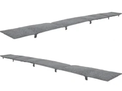 2 Bierbank Auflagen zum Wenden 220 x 25 x 2 cm aus Filz*DuneDesign Online