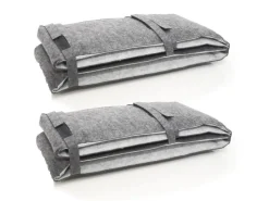 2 Bierbank Auflagen zum Wenden 220 x 25 x 2 cm aus Filz*DuneDesign Online