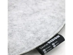 Rundes Sitzkissen aus Filz Ø 35 cm 30 mm Stark in Grau*DuneDesign Discount