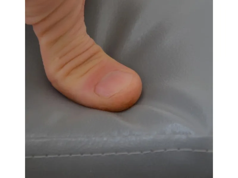 Schuhregal mit Sitzbank 95 x 33 x 52 cm Hellgrau*DuneDesign Sale