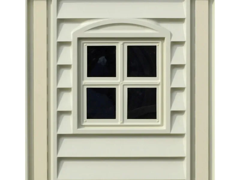 Kunststoff-Gerätehaus WoodSide Beige 7,6 m²*Duramax Hot