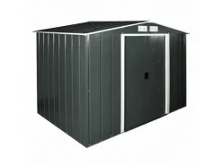 Duramax Quads|Metallgerätehaus Eco 8 x 6 Anthrazit/Weiß