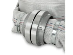 Eberth Schlauch Kupplungen|Gartenschlauchwagen|3 Zoll Feuerwehrschlauch Flachschlauch mit Storz 75-B Kupplung Länge 10m