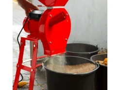 Getreidemühle mit Starkem 1100 Watt Elektromotor Durchsatzmenge 240 kg/h*Eberth Discount